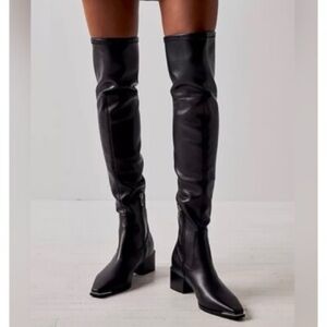 Marc Fisher Noemi Boots Over the Knee Black Size 7.5